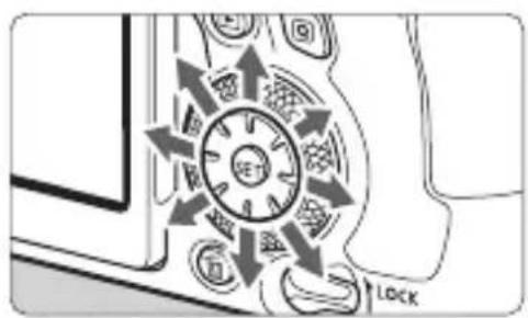 CANON EF 24105mm f4L IS II USM - Press the < 3> or < 2> button (6). - 1