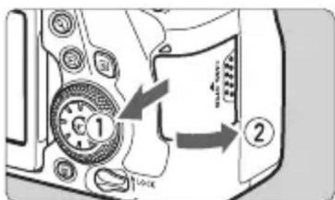 CANON EF 24105mm f4L IS II USM - Installation et retrait de la carte - 2