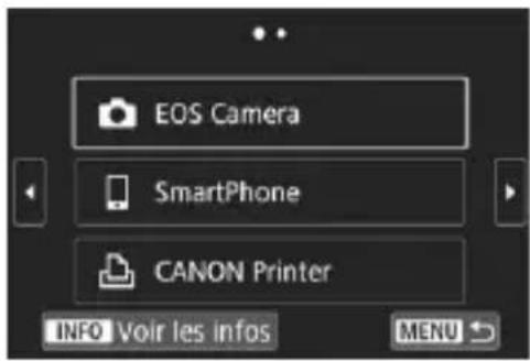 CANON EF 24105mm f4L IS II USM - Sélectionnez [fonction wi-fi]. - 1