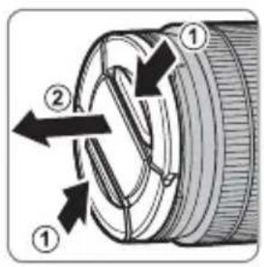 FUJIFILM XF 1024mm f4.0 OIS - Suojusten poistaminen - 1
