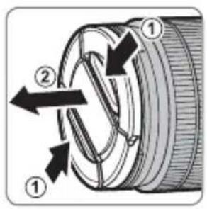FUJIFILM XF 1024mm f4.0 OIS - Rimozione dei tappi copri ottica - 1