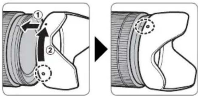 FUJIFILM XF 1024mm f4.0 OIS - カメラへの取り付け方 - 2