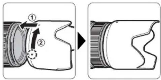 FUJIFILM XF 50140mm - 安装遮光罩 - 1