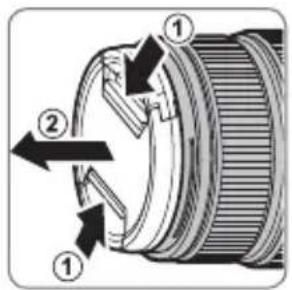 FUJIFILM XF 50140mm - Fjerning av dekselet - 1