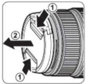 FUJIFILM XF 50140mm - Extracción de las tapas - 1