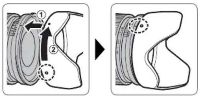 FUJIFILM XF 16mm f1.4 - Attaching the Hood - 1