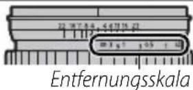 FUJIFILM XF 16mm f1.4 - Die Schärfentiefeskala - 1