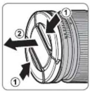 FUJIFILM XF 16mm f1.4 - Suojusten poistaminen - 1