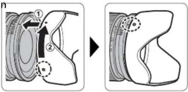 FUJIFILM XF 16mm f1.4 - Colocacion del parasol - 1
