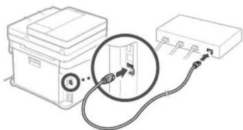 CANON iSENSYS MF633Cdw - Yhteyden muodostaminen langallisen lähiverkon kautta - 2
