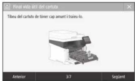 CANON iSENSYS MF633Cdw - Canviar el cartutx de tòner - 1