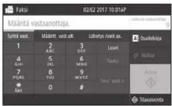 CANON iSENSYS MF633Cdw - faksitoimintoja - 2