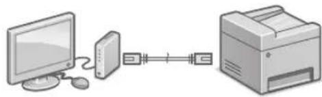 CANON iSENSYS MF633Cdw - So stellen Sie eine Verbindung über Wired LAN her - 1