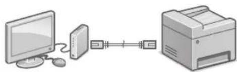 CANON iSENSYS MF633Cdw - Connessione tramite LAN cablata - 1