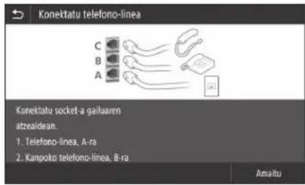 CANON iSENSYS MF633Cdw - Konfigurazioa hasi aurretik: - 4