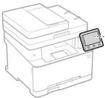 CANON iSENSYS MF633Cdw - Start de handeling vanaf het bedieningspaneel - 1