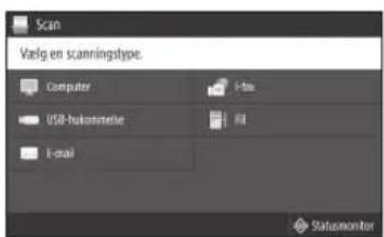 CANON iSENSYS MF633Cdw - Sådan scannes fra en computer - 1
