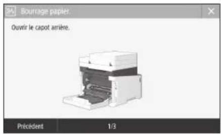 CANON iSENSYS MF633Cdw - L'appareil ne fonctionne pas En cas de bourrage papier - 3