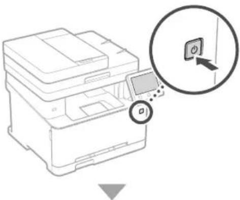 CANON iSENSYS MF633Cdw - Makinaren lehenengo ezarpenen konfiguratzea - 1