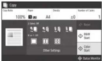 CANON iSENSYS MF633Cdw - Useful copy settings - 2