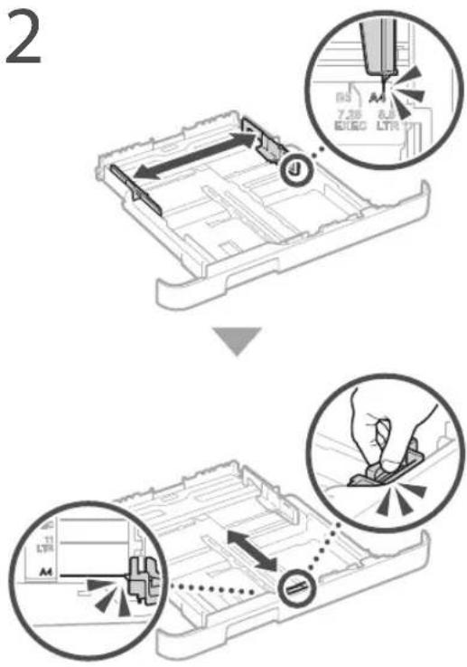 CANON iSENSYS MF633Cdw - Carregar al casset de paper - 1