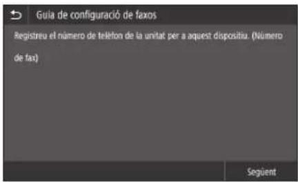 CANON iSENSYS MF633Cdw - Abans d'iniciar la configuració: - 2