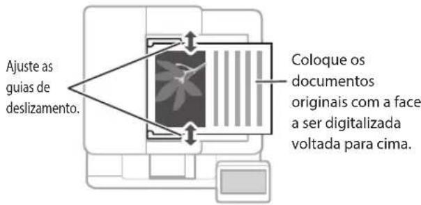 CANON iSENSYS MF633Cdw - Coloque os documentos originais no alimentador\* - 1