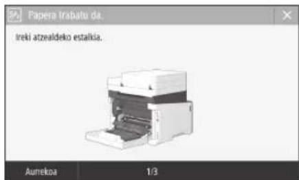 CANON iSENSYS MF633Cdw - Paper buxatzea - 1