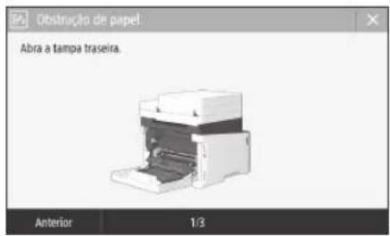 CANON iSENSYS MF633Cdw - Ocorreram obstruções de papel - 1