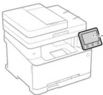 CANON iSENSYS MF633Cdw - Inicie a operação a partir do painel de operações - 1