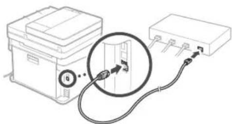 CANON iSENSYS MF633Cdw - Підключення через дротову локальну мережу - 2