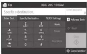 CANON iSENSYS MF633Cdw - Корисні функції факсу - 2