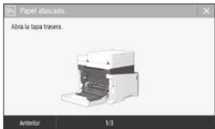 CANON iSENSYS MF633Cdw - El equipo no parece funcionar Se ha quedado papel atascado - 3