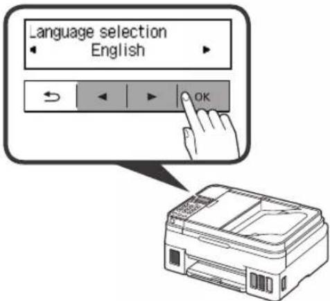 CANON PIXMA G4510 - Turning on Printer - 4