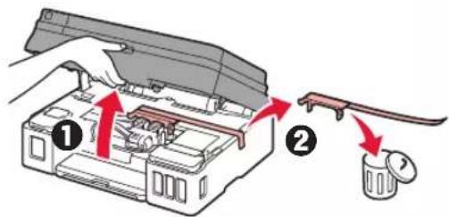 CANON PIXMA G4510 - Removing Packing Materials - 2