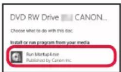 CANON PIXMA G4510 - Usando o CD-ROM de instalacao (somoente Windows) - 3