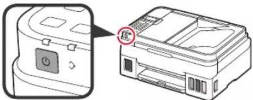 CANON PIXMA G4510 - Turning on Printer - 3