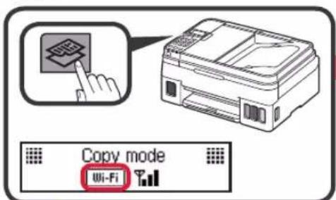 CANON PIXMA G4510 - Check the display on the printer. - 2