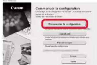 CANON PIXMA G4510 - Cliquez sur Commencer la configuration. - 1