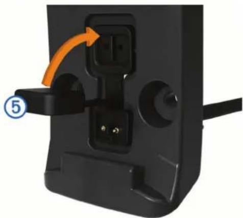 GARMIN Zumo 346 LMTS - Installation des cables d'alimentation sur le support de montage pour moto - 3