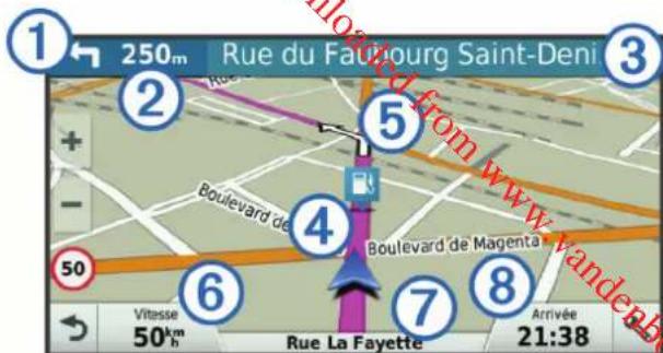 GARMIN Zumo 346 LMTS - Votre itinétaire sur la carte - 1