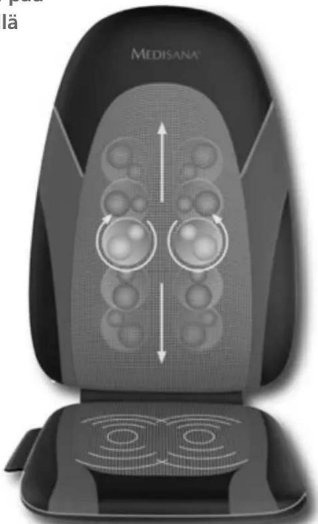 MEDISANA Shiatsu MC 830 - DE Shiatsu-Massagesitzauflage mit Gelkissen GB Shiatsu massage seat cover with gel cushions - 4