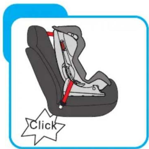 Baninni Vega - Stap 8 De installmentie van de autostoel 8.1 Installatie voor groep 0+ (0-13kg) - 8