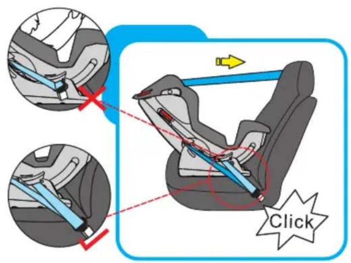 Baninni Vega - Stap 8 De installmentie van de autostoel 8.1 Installatie voor groep 0+ (0-13kg) - 4