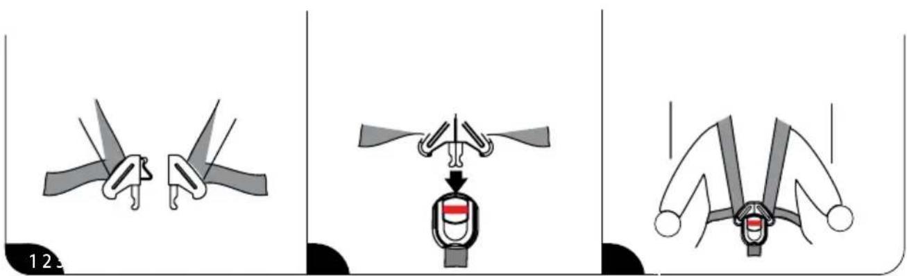 Baninni Twirl 360 Isofix - USAGE OF BUCKLE - 1