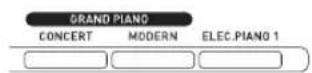 CASIO Privia PX160 - Pour selectionner une sonorité - 1