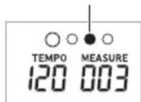 CASIO CTX800 - Appuyez sur 26METRONOME. - 1