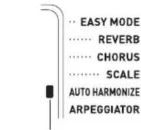 CASIO CTX800 - Appuyez sur 17 A.HAR./ARPEG. pourmettre l'harmonisation automatique en service. - 1