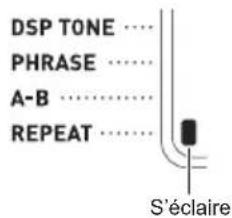 CASIO CTX800 - Appuyez sur 3 REPEAT pour activertemporairement la repetition de la chanson. - 1