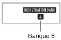 CASIO CTX800 - Appuyez sur 13 BANK pour selectionner la banque contenant la configuration que vous voulez rappeler. - 1